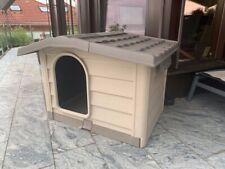 Hundehütte isoliert XXL, Kunststoff, wetterfest für Outdoor 