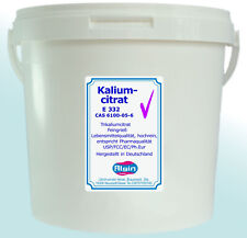 Kaliumcitrat 1 kg Eimer E 332 Lebensmittelqualität Pharmaqualität