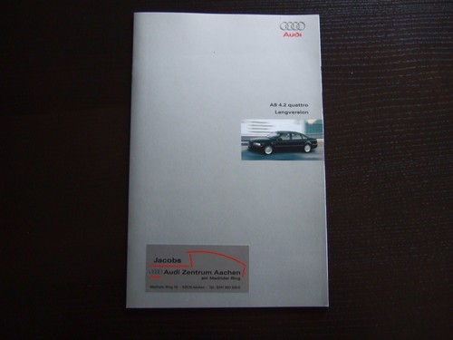 Prospekt audi 2 - a8, 4.2