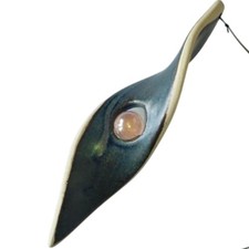 Windspiel Tonspirale mit Glasmurmel Tonkeramik Spiralen Tonwindspiel Outdoor 