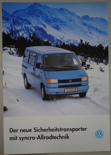 Prospekt broschüre bus t4 - /broschüre, vw