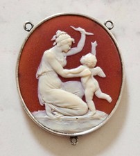 Großer Anhänger, Achat Kamee