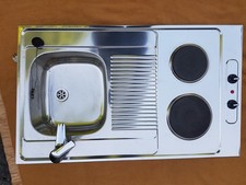 Spüle-Herd Kombination mit Grohe Mischbatterie