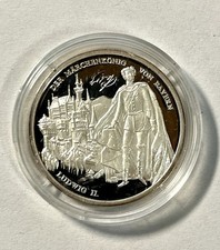 MEDAILLE KÖNIG LUDWIG II. DER MÄRCHENKÖNIG VON BAYERN in 0,999er Silber PP