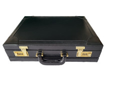Aktenkoffer Vintage schwarz