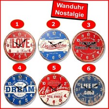 Wanduhr Vintage Nostalgie Uhr