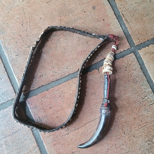 Sehr altes pulverhorn mit - altes,