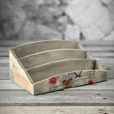 Vintage Briefablage Holzablage