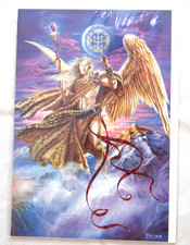 Klappkarte Erzengel Raphael Rafael Engel größere Karte Briar Fantasy Namenstag