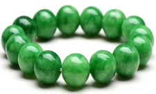 Natürliche grüne Jade Perlen