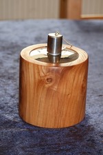 Handgedrechselte Öllampe aus