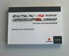 Fahrerhandbuch Manual Del Propietario Suzuki GSX-S125 GSX-R125 in SP 2017-2021