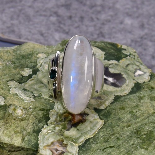 Mondstein ring 925er - ring,,