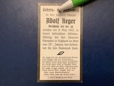 Sterbebild Soldat Neunburg v. Wald SS Oberschütze Gef. Rußland 1942