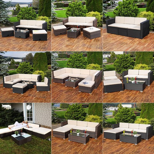 Gartengarnitur polyrattan - gartengarnitur,