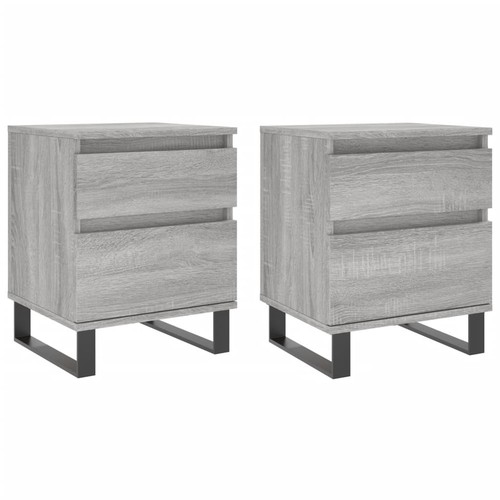 Nachttische stk grau sonoma - nachttische,