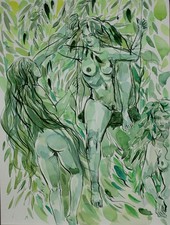 Original aquarell - original,