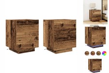 Nachttische Mit LED-Lichtern 2