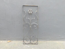 Französisches antikes Türgitter Gusseisen Jugendstil 76x29 cm Deko Garten