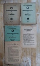 Deutsche Reichsbahn Gesellschaft Unfallverhütungsvorschriften 1930 Teil 1 + 2