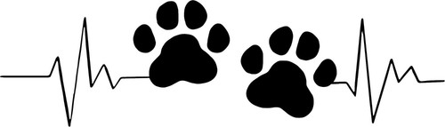 Pfotenabdruck haustier katze - pfotenabdruck,