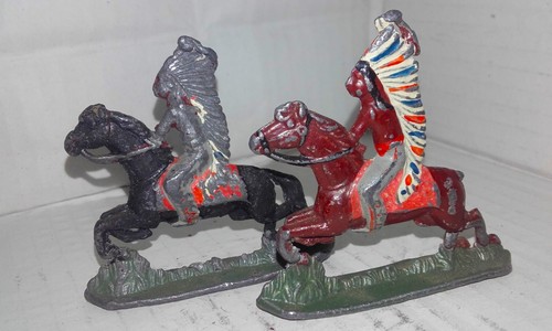 Indianer pferd winnetou - 2x,
