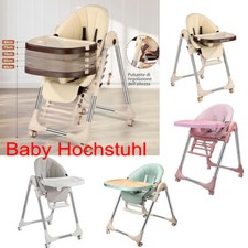 Baby Kinder Hochstuhl Babyhochstuhl Kindersitz Liegefunktion Kinderstuhl DE