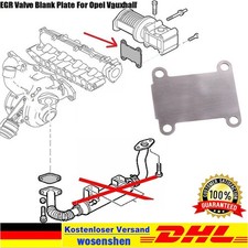 AGR Ventil Blindplatte`für