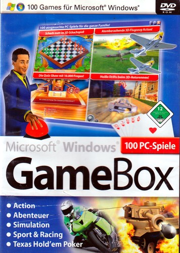 Gamebox mit 100 spielen - gamebox, pc-spielen