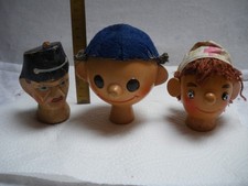 3 Köpfe Kasperpuppen -