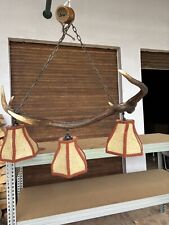 Geweihlampe Leuchte Hirsch Rothirsch Decke 3 flammig