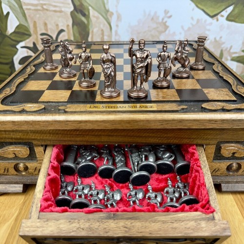 Antikes schachspiel mit - antikes,