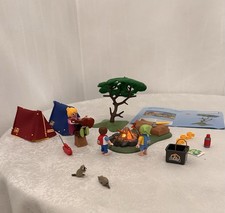 PLAYMOBIL 6888 Campingplatz und Zubehör Sehr Guter Zustand