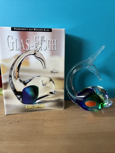 Vintage murano glas wal - glas,