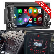 7" Autoradio Android 15 GPS Navi 2+64G Carplay Für Audi A4 8E 8H B6 B7 2000-2009