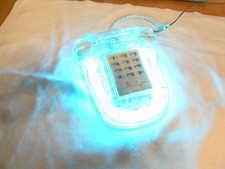 neon telefon,Desing Telefon,80er Jahre,Desinger Lampe