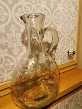 Alter Glaskrug Karaffe Krug