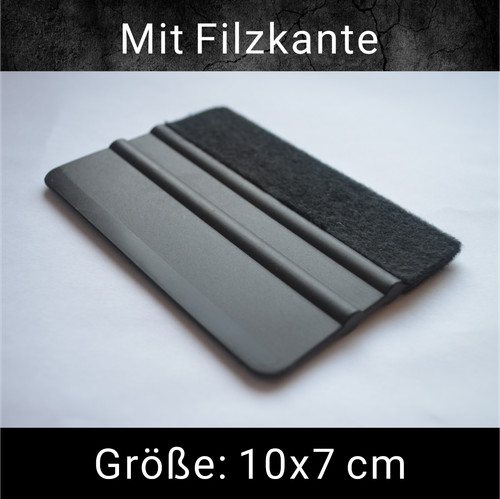 Rakel mit filzkante schwarz - rakel,