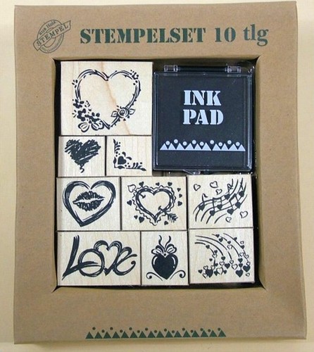Stempelset teilig - stempelset, 10-teilig
