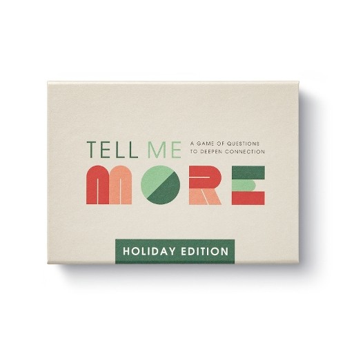 Tell more holiday - tell, more: