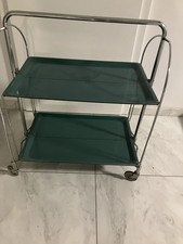 Bremshey Dinett Servierwagen 70er Jahre grün Teewagen Beistelltisch Gerlinol