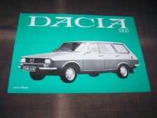 TOPRARITÄT Herrlicher Prospekt Dacia 1300 Kombi von 1980 !!!
