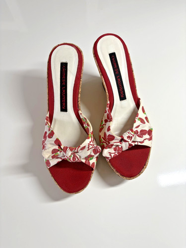 Süße cherry wedges sandalen - wedges,