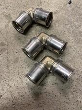 3 X Wavin Press Fittinge Bogen DN 40 für Aluverbundrohr DVGW