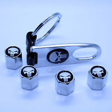 4 Ventilkappen & Schlüsselanhänger Ventil passend für Audi VW BMW Skoda Opel Kia