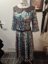 Lindy Bop XL Kleid Brenda Book