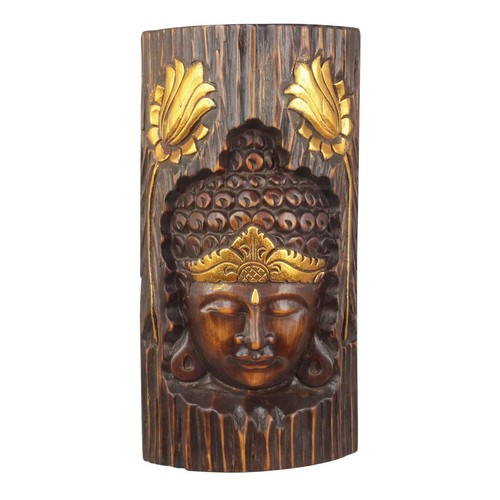 Buddha kopf wandrelief - kopf,