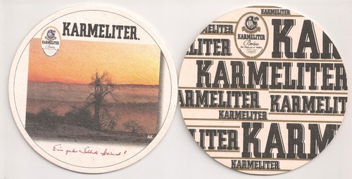 Karmeliter bräu bierdeckel - -,