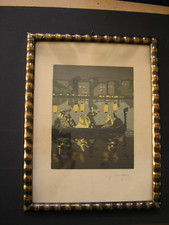 SIGNIERTE FARBLITHOGRAPHIE