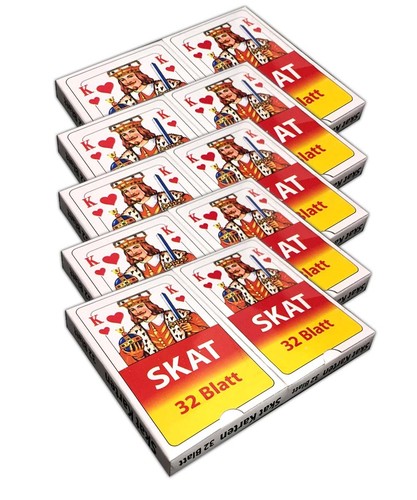 Klassische skatkarten 2x32 - 5x,
